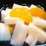 牛乳かん エネルギー；50㌔㌍　　タンパク質；1.0㌘　　塩分；0㌘