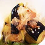 なすとピーマンの揚げ浸し エネルギー；45㌔㌍　　タンパク質；0.2㌘　塩分；0.5㌘