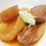 圧力鍋でじっくり煮込んだ豚の角煮 エネルギー；230㌔㌍タンパク質；15.1㌘塩分；0.8㌘