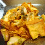 キャベツのみそ炒め エネルギー；130㌔㌍　　タンパク質；7.2㌘　　塩分；0.7㌘