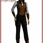 Croquis gilet réalisé par le Client.