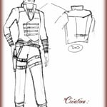 Croquis gilet réalisé par le Client.