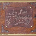 Grimoire en cuir "Jean-René Florence".