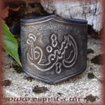 Bracelet en cuir losange