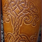 Canon en cuir arbre celtique