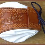 Bourse en cuir Synie.