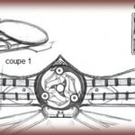 Croquis ceinture large réalisé par le Client.