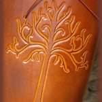 Carquois en cuir "Arbre du Gondor".