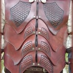 Plastron de cuir Wene.