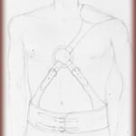 Croquis baudrier Wene.