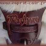 Harnais en cuir pour furet