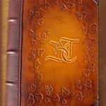 Couvre-livre en cuir BT.