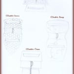 Croquis harnais pour furet "Icota".