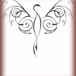 Croquis pour grimoire "Phénix" réalisé par le Client.