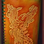 Carquois en cuir "Phénix".