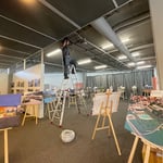 Installation Beleuchtung LED Schienen für Ausstellungsraum, Inntalcenter Telfs