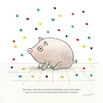 Leinwanddruck "Umkreisende Pünktchen"