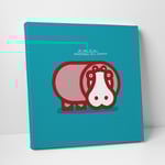 Leinwanddruck "Ja, das ist so."