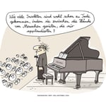 Leinwanddruck "Gedanken der Vielumjubelten"