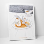 Leinwanddruck "Raumsonde in Rahmsoße"