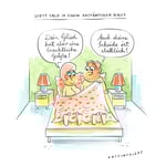 Leinwanddruck "Dirty Talk in einem anständigen Haus"