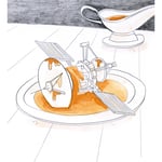 Leinwanddruck "Raumsonde in Rahmsoße"