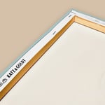 Leinwanddruck "Sleeping in one bed" - Rückseite