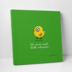 Leinwanddruck "Brote schmieren"