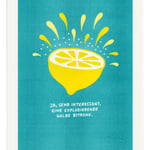 Risographie "Zitrone"