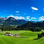Oberallgäu Panorama Fischen