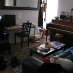 East Village inklusive Katze (Foto von Ange geklaut)