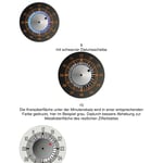 Designentwurf am Computer für eine Scheibenuhr nach Kundenwunsch