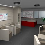 Wartebereich Sekretariat Geschäftsführung (Weimar), Planung