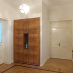 Einbauschrank in Pyramidencerejeira, Architekt: Andreas Thiele, Foto: Gränz Innenausbau