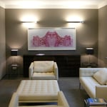 Wartezimmer Metropolitan Clinic (Berlin) in Makassar (Ebenholz), Architekt: Andreas Thiele, Foto: Gränz Innenausbau