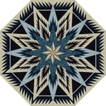 Feathered Snow Flake Tree skirt quiltworx pattern