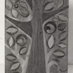 Baumintarsie Schrank