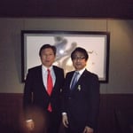 末松復興副大臣（当時）と日本の行く末を対談。