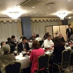 懇親会も開催。