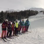 Skitraining mit Karin