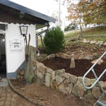 der neu gestaltete Eingangsbereich