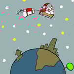 857：クリスマス：モモモ