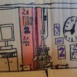 1872「ダンボールアート4」作者：瀬山浩野