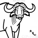 シマハイエナ ケープクロスイギュウ