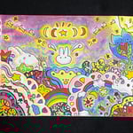 1349「うさぎと月」作者：miQu