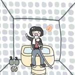 1569「お風呂のミュージシャン」作者：まかろんちゃん