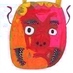 548：鬼の面：笹渕天地