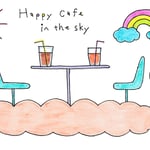 1235「お空でハッピーカフェ」作者：Asami