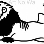 シマハイエナ インドライオン