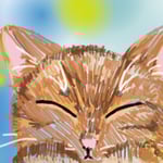 1250「モフ猫顔」作者：CAT